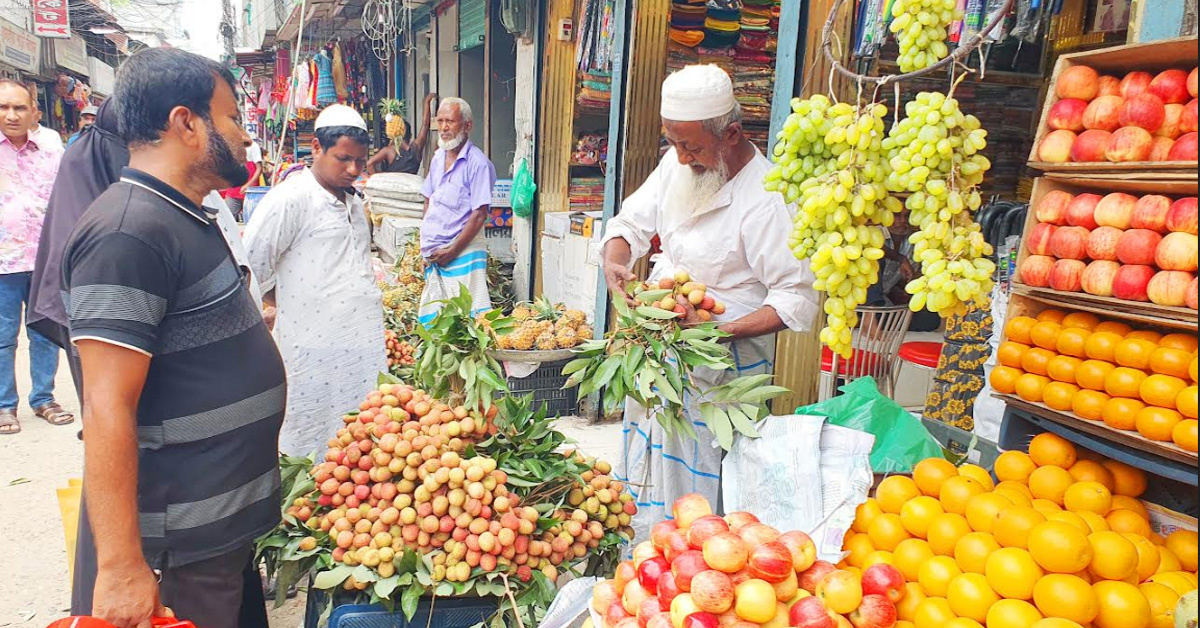 অপরিপক্ব লিচুতে সয়লাব ভোলার বাজার